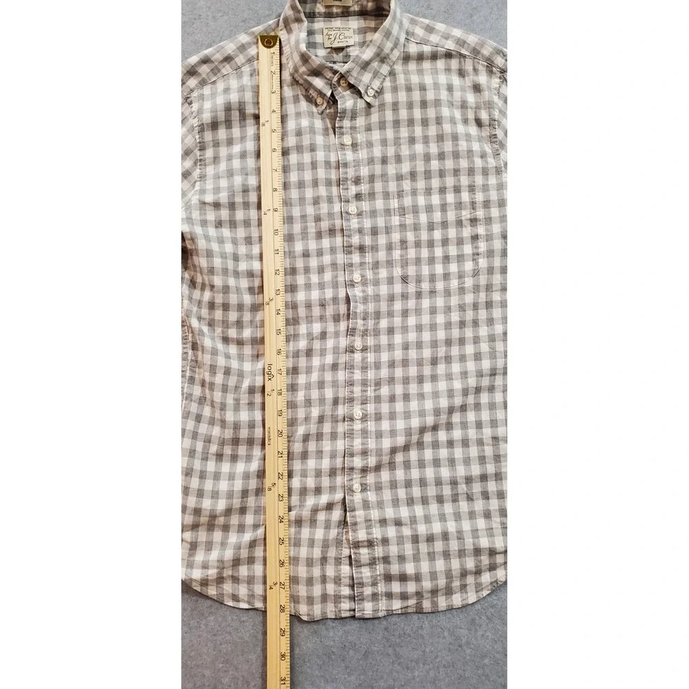 J.CREW‎ Men's Slim Stretch Long Sleeve Casual Shirt, Plaid, Size M